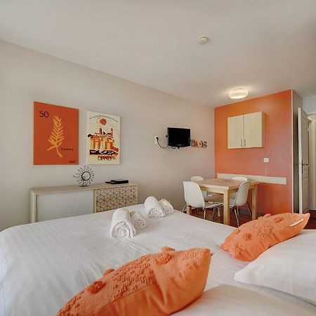 Immogroom - 2 Rooms Sea View - Swimming Pool - Terrace - Parking - Ac Cannes Kültér fotó