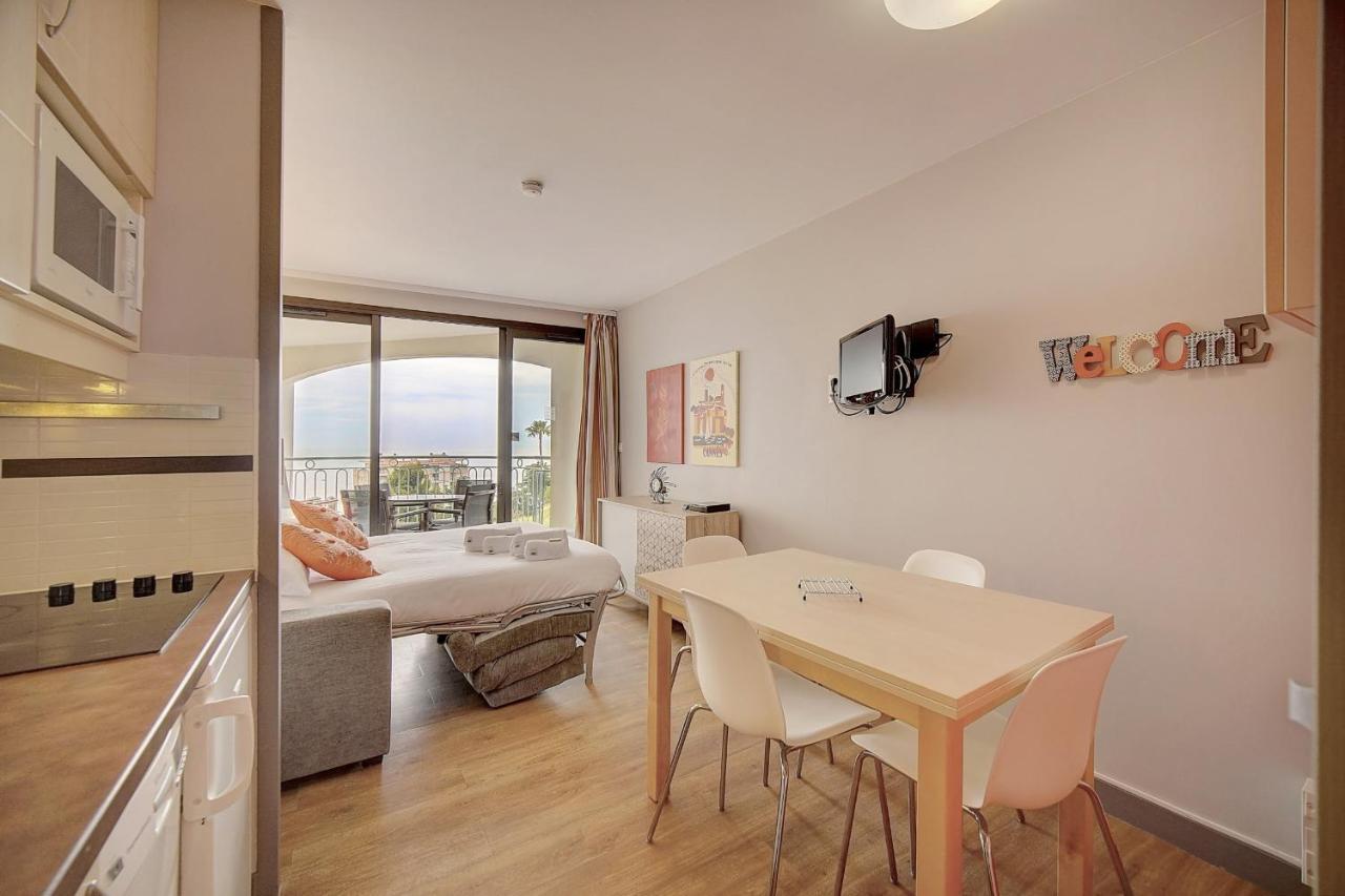 Immogroom - 2 Rooms Sea View - Swimming Pool - Terrace - Parking - Ac Cannes Kültér fotó