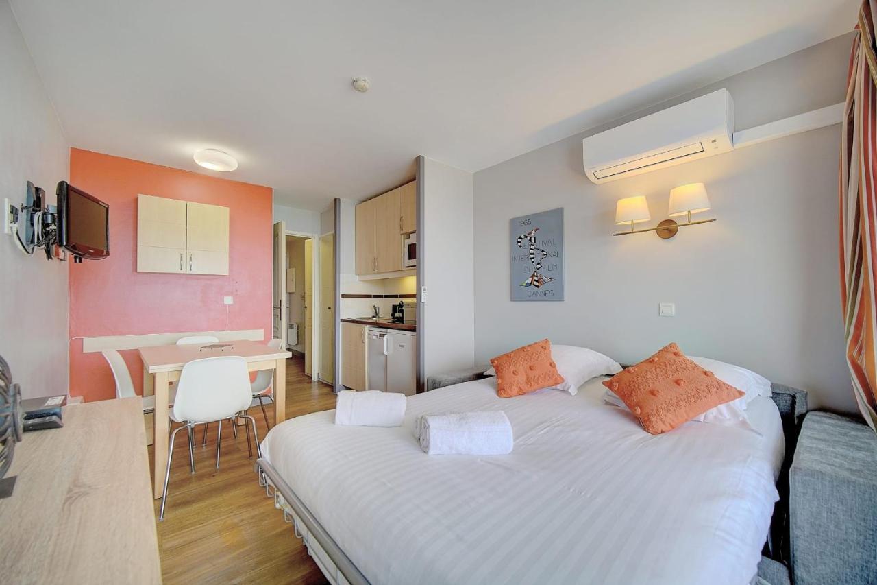 Immogroom - 2 Rooms Sea View - Swimming Pool - Terrace - Parking - Ac Cannes Kültér fotó