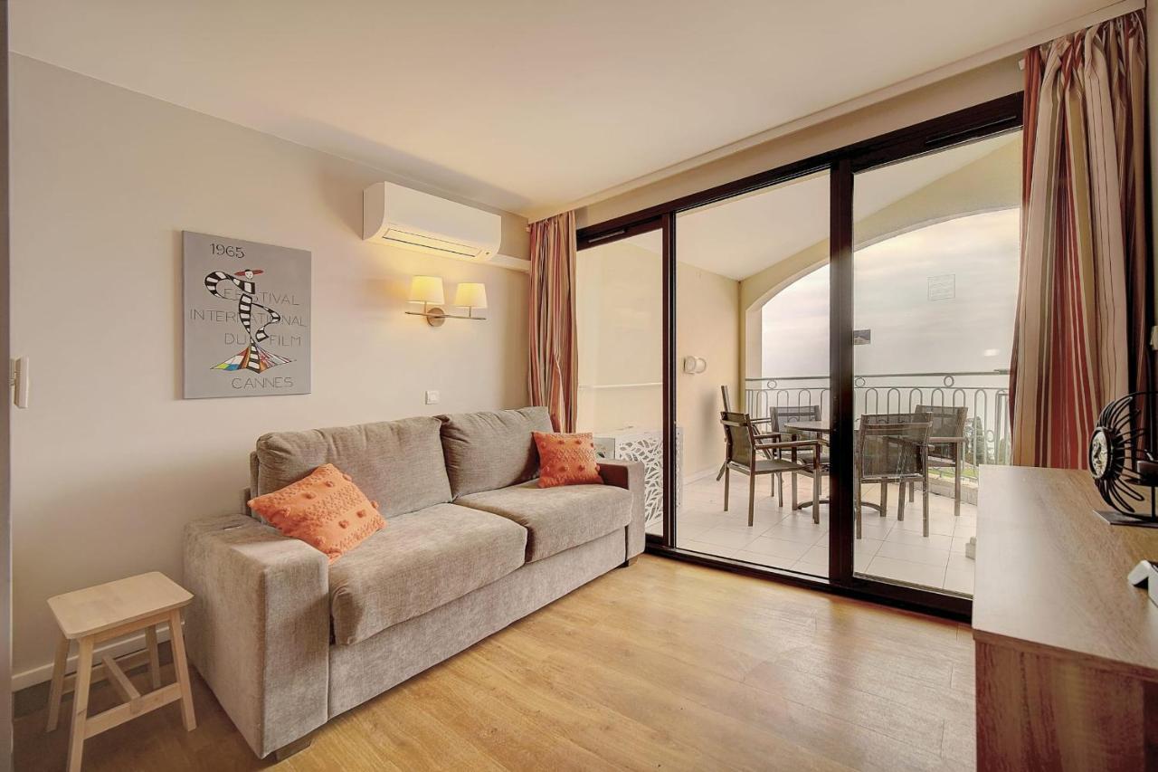 Immogroom - 2 Rooms Sea View - Swimming Pool - Terrace - Parking - Ac Cannes Kültér fotó